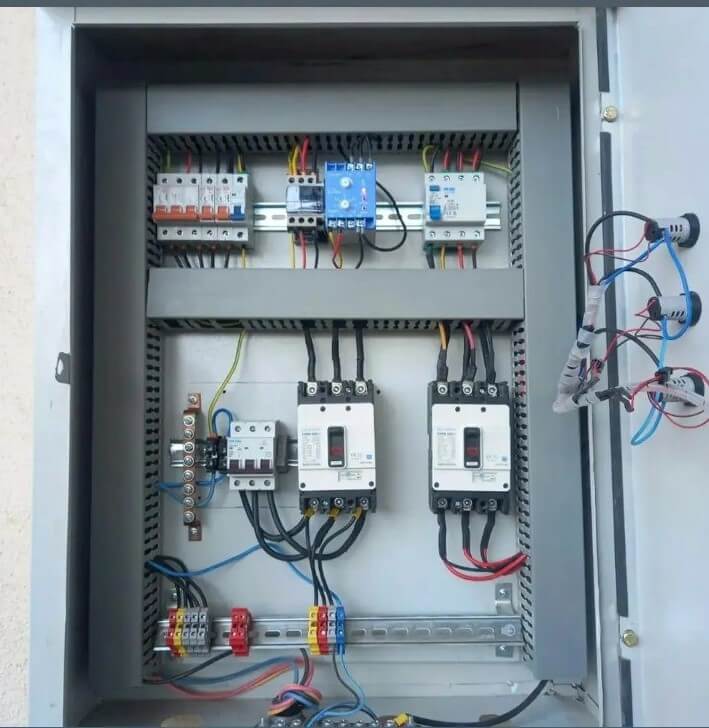 نمونه کار پیاده سازی تابلو برق توزیع در شیراز